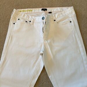 J.Crew white Matchstick jeans
